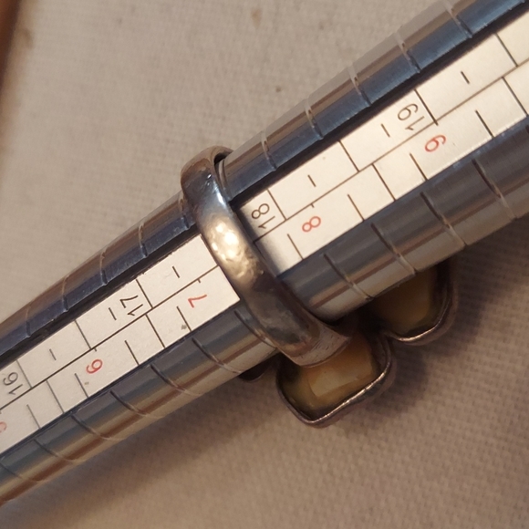 💢 Mother of pearl ring. 925 Sterling silver - Picture 9 of 9